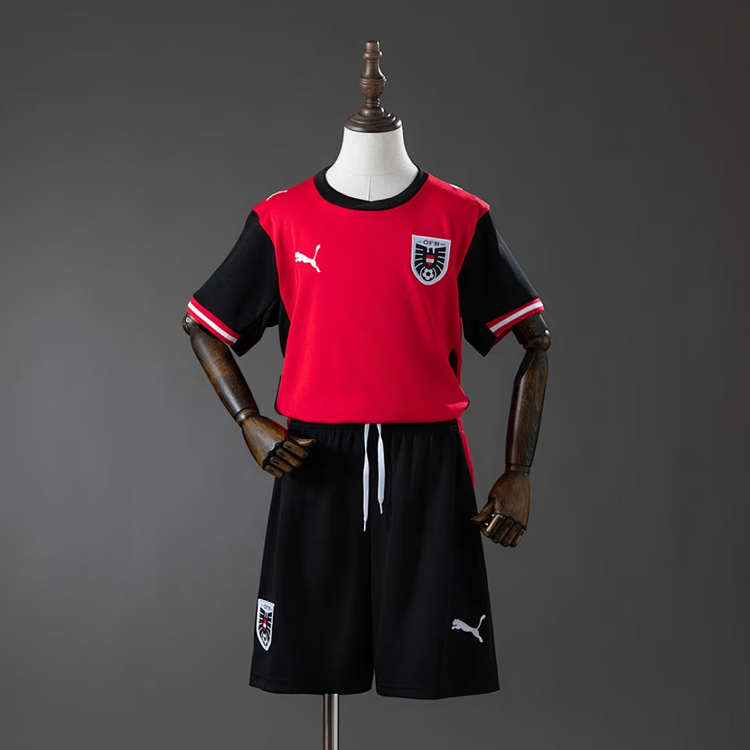 Áustria Principal Kit Criança Mundial 2026