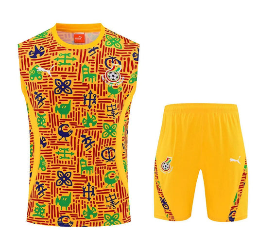 Ghana Conjunto Treino Manga Cava 25/26
