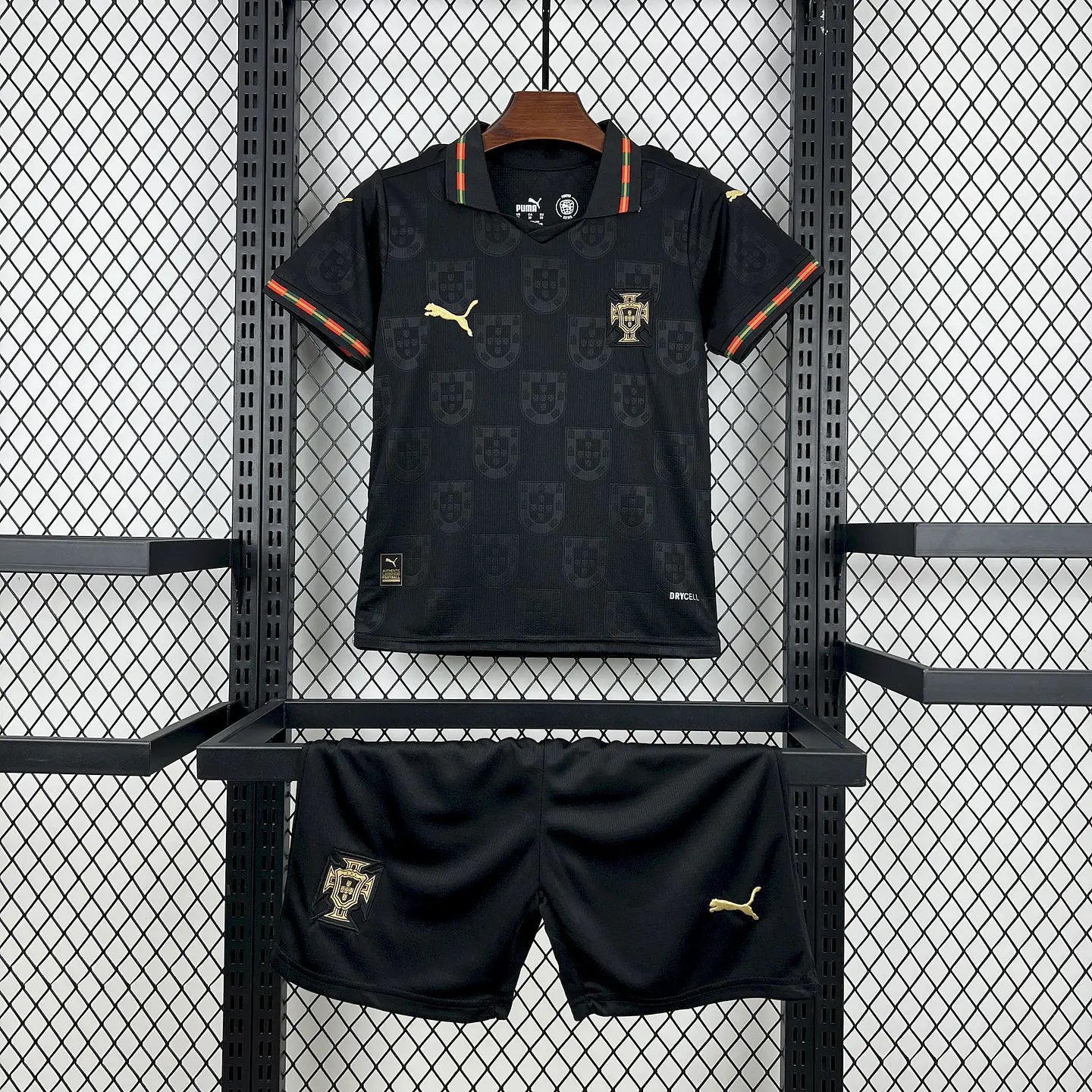 Portugal Equipamento Eusébio Mundial 2026 Kit Criança