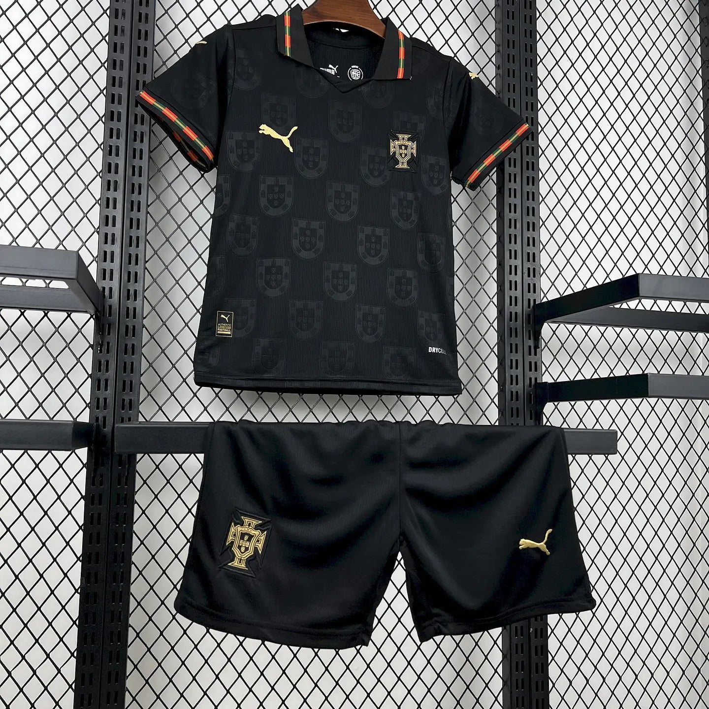 Portugal Equipamento Eusébio Mundial 2026 Kit Criança
