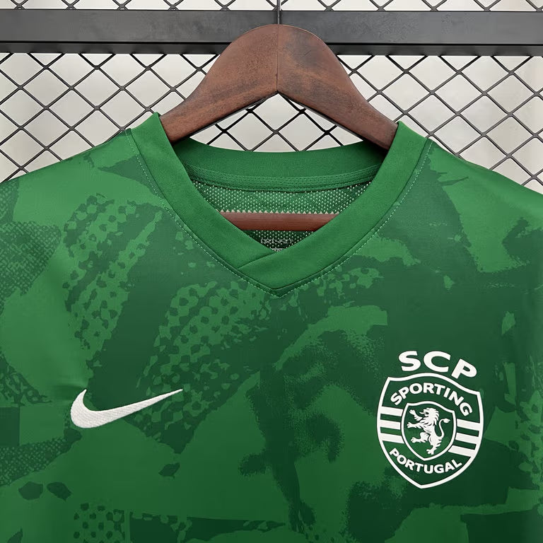 Sporting T-shirt Aquecimento Verde 25/26
