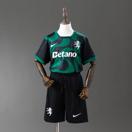 Kit Criança Sporting 2025/26 - Alternativa Verde