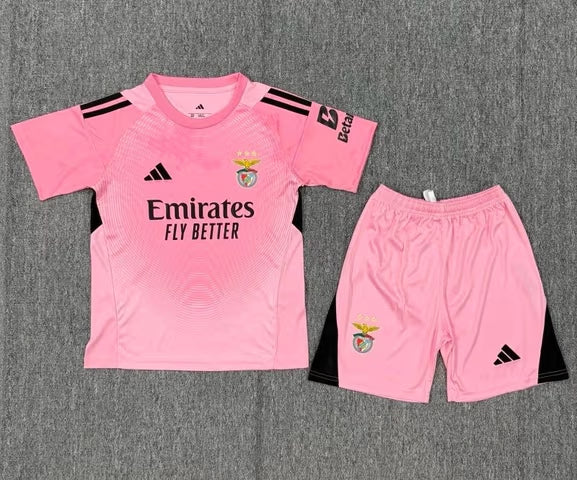 SL Benfica Kit Criança  Guarda-Redes Rosa 2025/2026