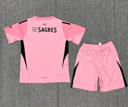 SL Benfica Kit Criança  Guarda-Redes Rosa 2025/2026