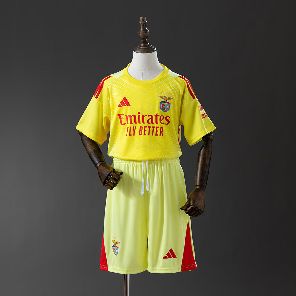 Kit Criança SL Benfica Guarda-Redes Amarelo 2025/2026
