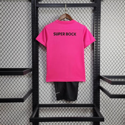 Kit Criança Sporting 2024/25 - Rosa
